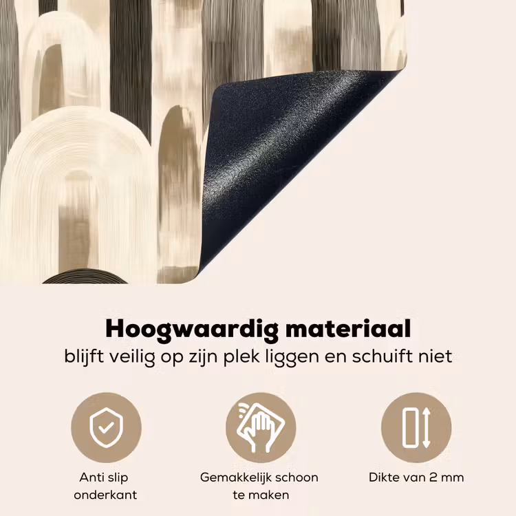 Abstract - Patroon - Bogen Inductie beschemer met haakjes klein 777 -ky-onderkant-nl