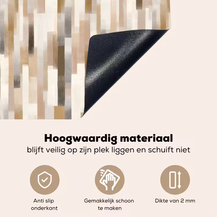Abstract - Patroon - Kwaststreken Inductie beschemer met haakjes klein 777 -ky-onderkant-nl