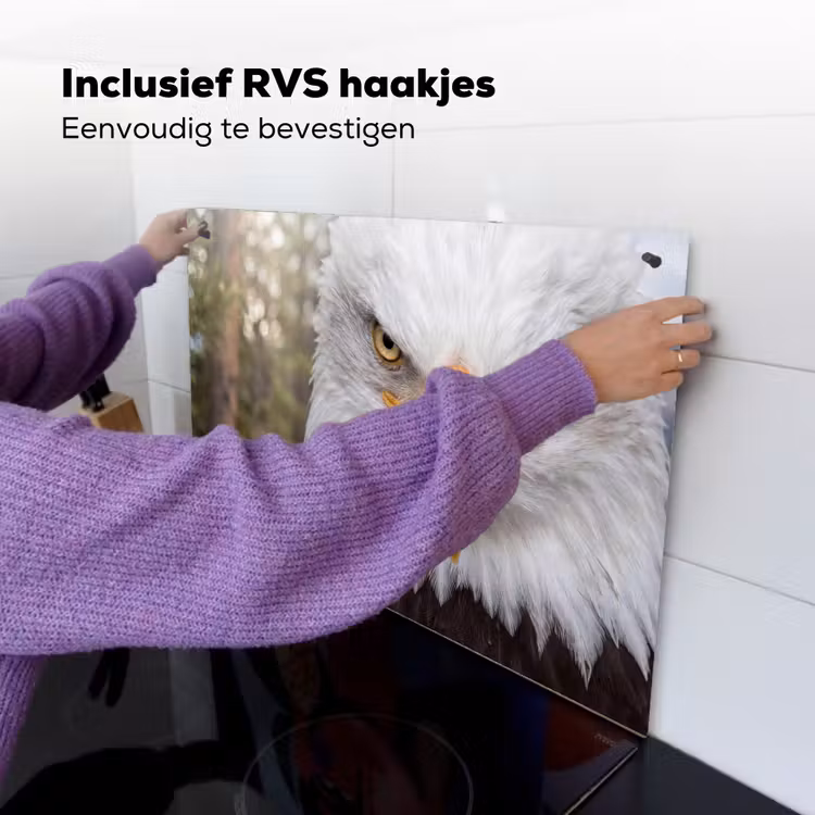 Amerikaans - Zeearend - Portret - Geel Inductie beschemer met haakjes klein -ky-ophangen-nl