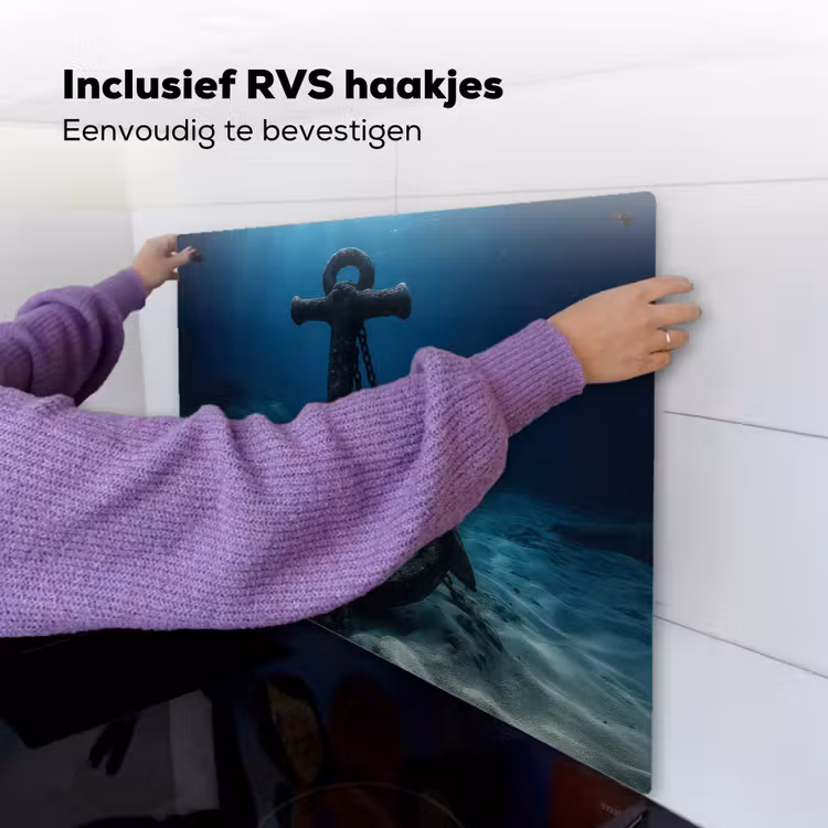 Anker - Ijzer - Zeebodem - Zand Inductie beschemer met haakjes middel -ky-ophangen-nl
