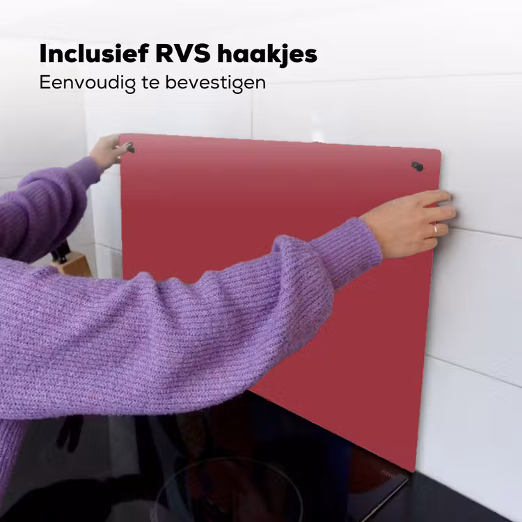 Antique - Ruby - Rood Inductie beschemer met haakjes klein 777 -ky-ophangen-nl