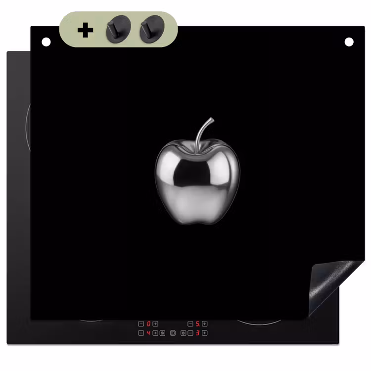 Appel - Metallic - Symmetrisch Inductie beschemer met haakjes middel -3d