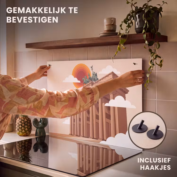 Architectuur - Brandenburg - Berlijn - Zonsondergang - Historisch Inductie beschemer met haakjes klein -ky-ophangen-nl