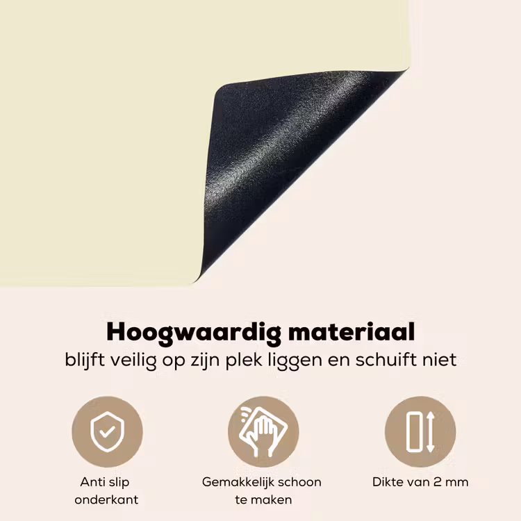 Arctic - Daisy - Nude Inductie beschemer met haakjes klein 777 -ky-onderkant-nl