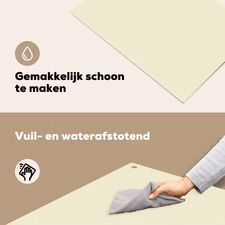 Arctic - Daisy - Nude Inductie beschemer met haakjes klein 777 -ky-schoon-nl