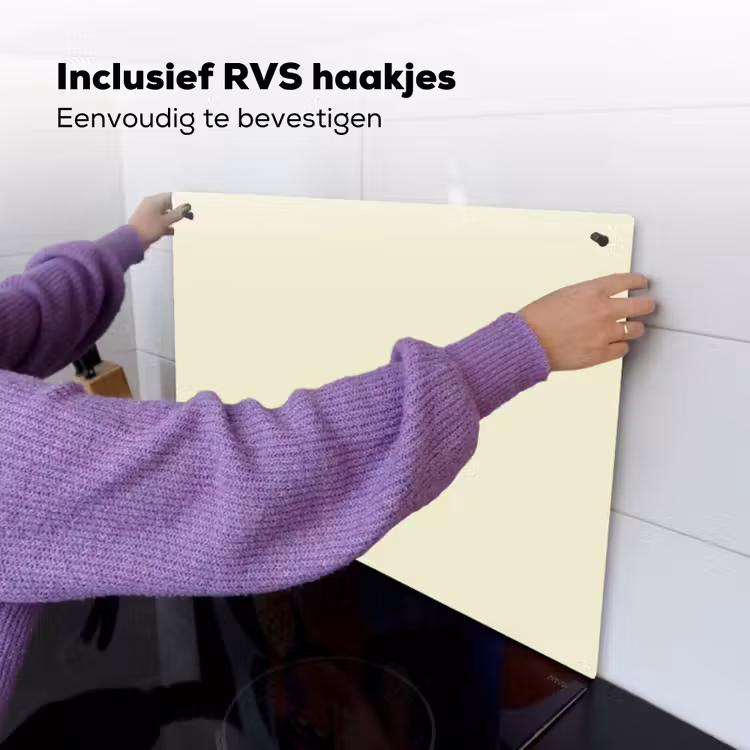 Arctic - Daisy - Nude Inductie beschemer met haakjes klein 777 -ky-ophangen-nl