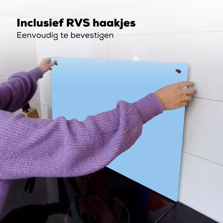 Baby - Blue - Blauw Inductie beschemer met haakjes klein 777 -ky-ophangen-nl