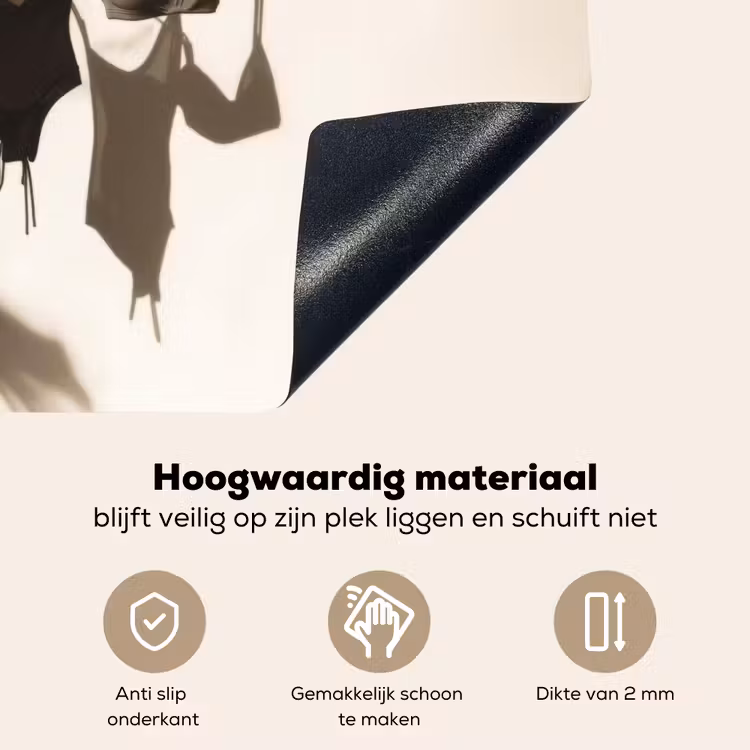 Badkleding - Palmbomen - Schaduw - Tropisch Inductie beschemer met haakjes middel -ky-onderkant-nl
