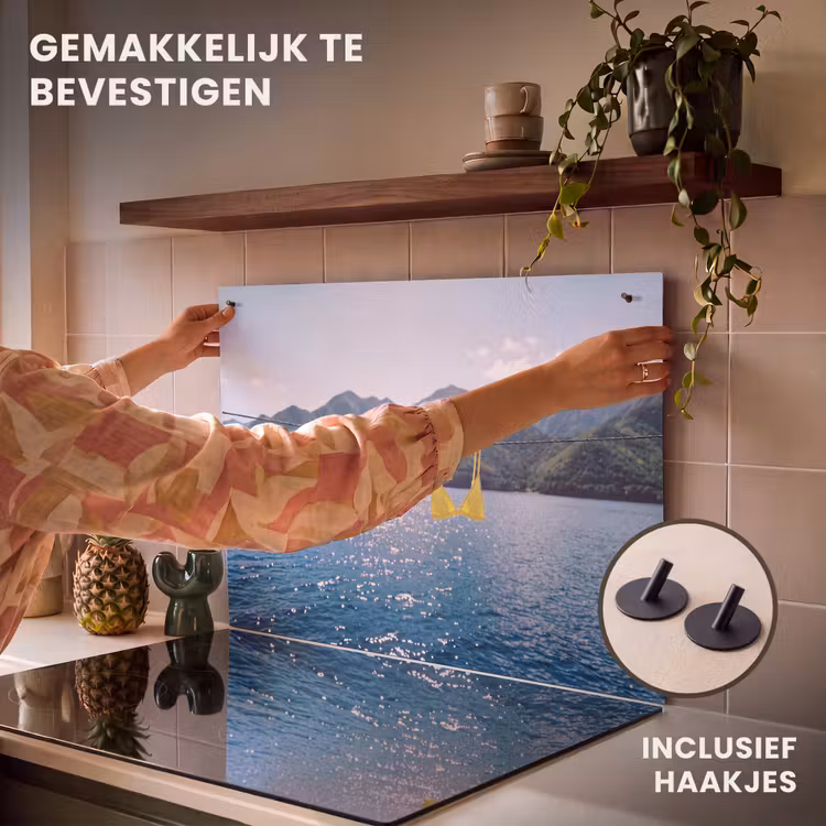 Badmode - Bikini - Zee - Bergen - Geel Inductie beschemer met haakjes klein -ky-ophangen-nl