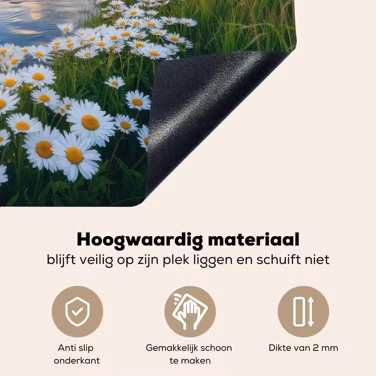 Beekje - Landschap - Margriet Inductie beschemer met haakjes klein -ky-onderkant-nl