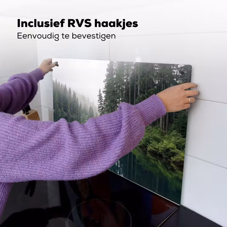 Bergen - Meer - Bos Inductie beschemer met haakjes klein -ky-ophangen-nl