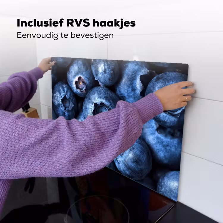 Bessen - Blauw - Fruit Inductie beschemer met haakjes klein -ky-ophangen-nl