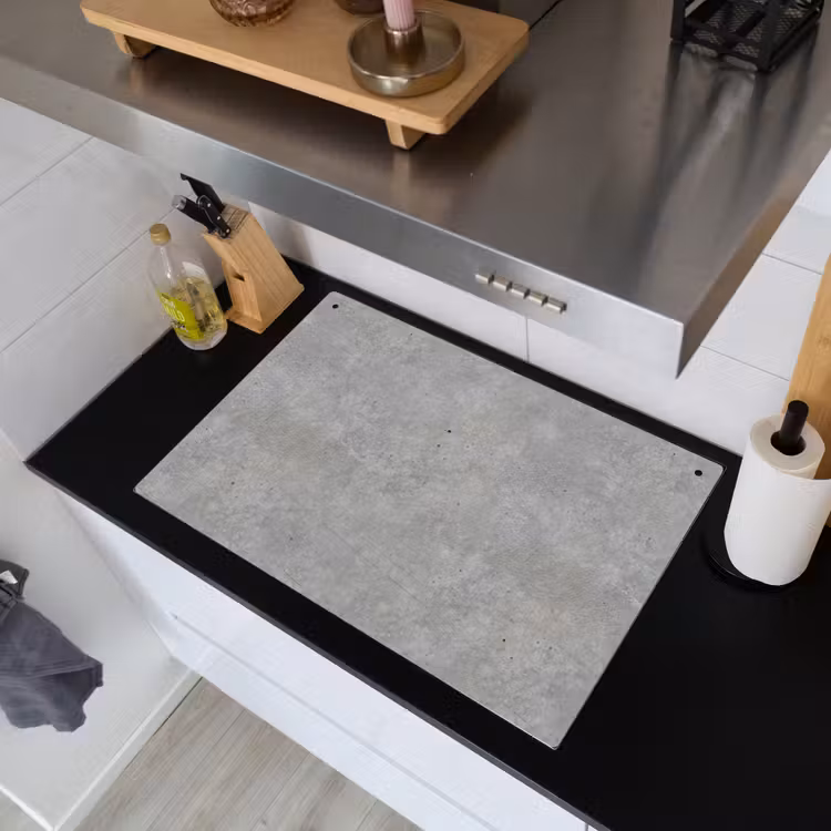 Beton - Patronen - Industrieel Inductie beschemer met haakjes klein 777 -sfeer1