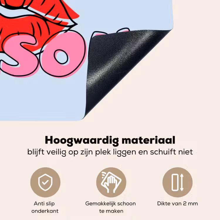 Bisou - Blauw - Roze - Lippen Inductie beschemer met haakjes klein -ky-onderkant-nl