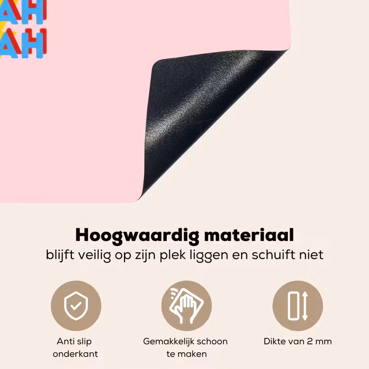 Blah - Bliksem - Roze Inductie beschemer met haakjes klein -ky-onderkant-nl