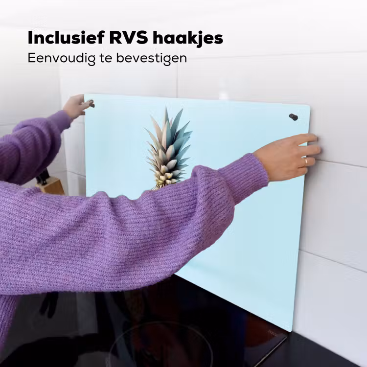 Blauw - Ananas - Disco - Discobal Inductie beschemer met haakjes klein -ky-ophangen-nl
