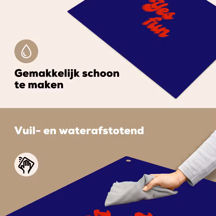 Blauw - Rood - Yes fun - 3D Inductie beschemer met haakjes klein -ky-schoon-nl
