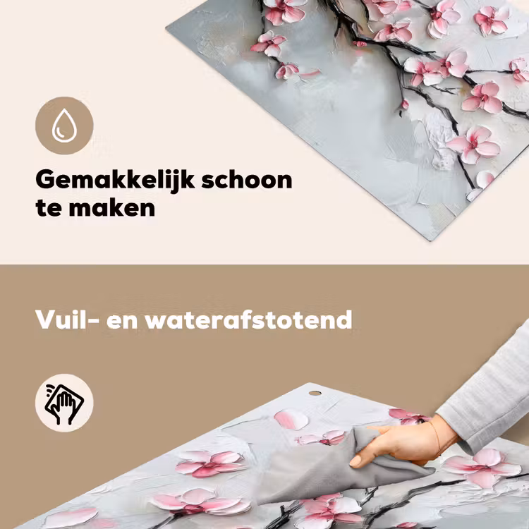Bloesem - Kunstzinnig - Roze - Sakura Inductie beschemer met haakjes klein -ky-schoon-nl