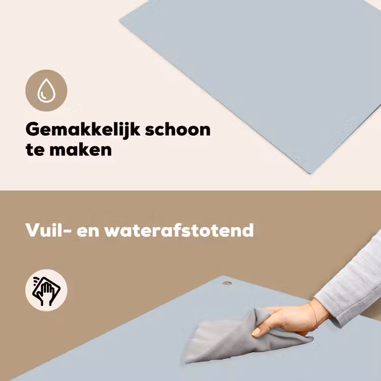 Blue - Bay - Blauw Inductie beschemer met haakjes klein 777 -ky-schoon-nl