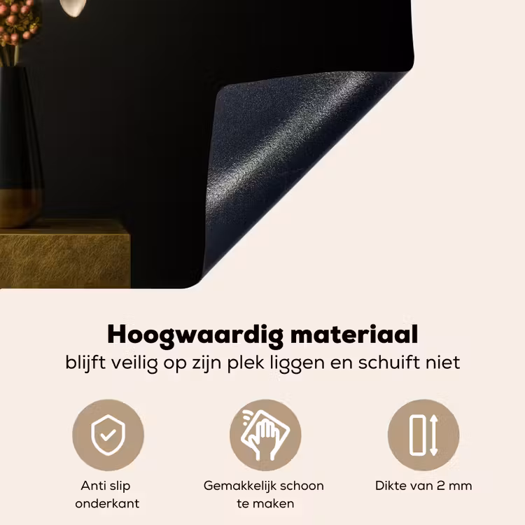 Boeket - Oranje - Gouden - vaas Inductie beschemer met haakjes klein -ky-onderkant-nl