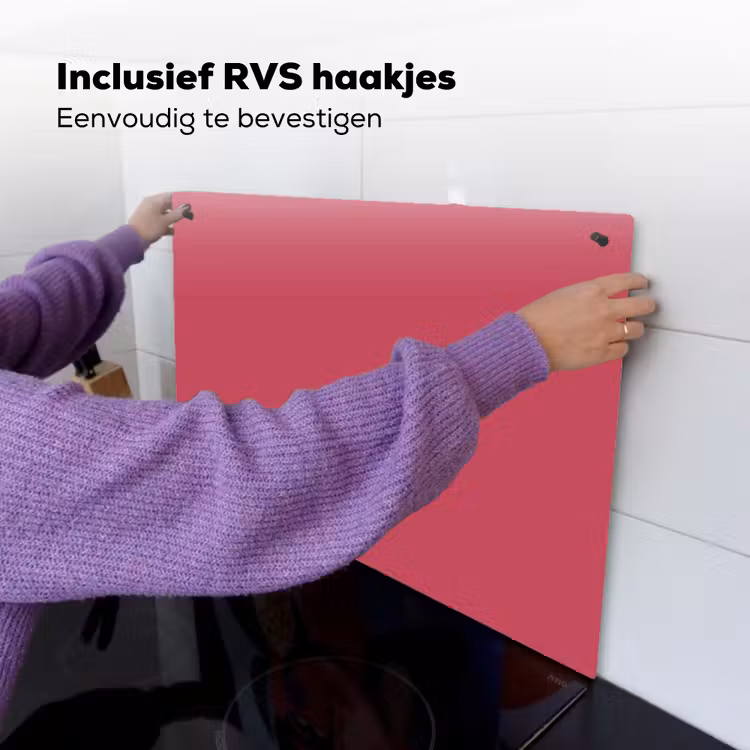 Bold - Berry - Rood Inductie beschemer met haakjes klein 777 -ky-ophangen-nl