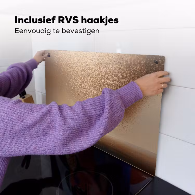 Bootje - Blaadjes - Goud - Water Inductie beschemer met haakjes klein -ky-ophangen-nl