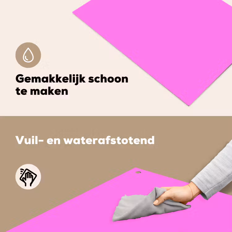 Bright - Orchid - Roze Inductie beschemer met haakjes klein 777 -ky-schoon-nl