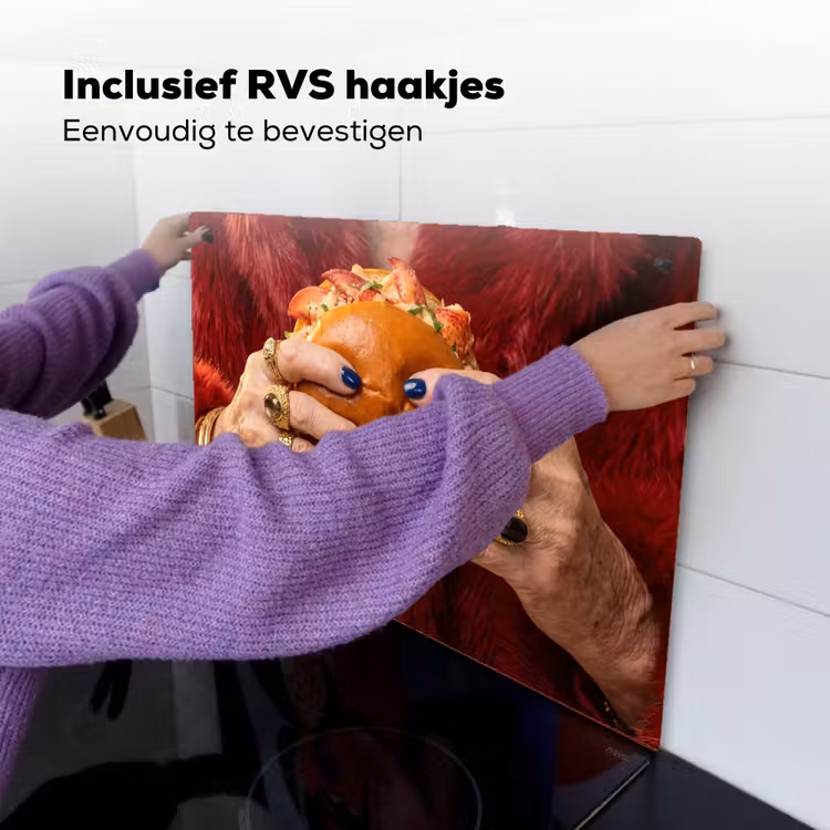 Broodje - Bontjas - Goud Inductie beschemer met haakjes klein -ky-ophangen-nl