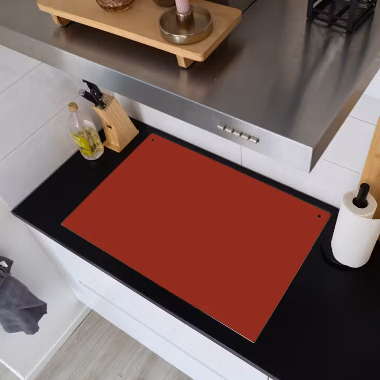 Burnt - Copper - Rood Inductie beschemer met haakjes klein 777 -sfeer1