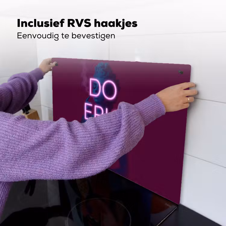 Buste - Neon - LED - Letters Inductie beschemer met haakjes klein -ky-ophangen-nl