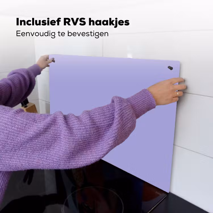 Ceil - Paars - Lila Inductie beschemer met haakjes klein 777 -ky-ophangen-nl