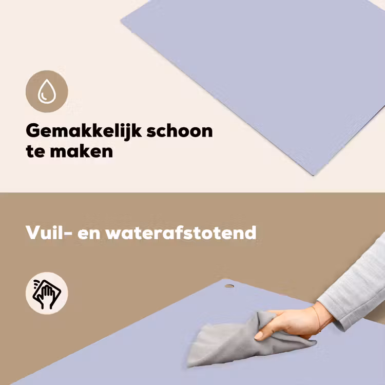Chalky - Lavender - Paars Inductie beschemer met haakjes klein 777 -ky-schoon-nl