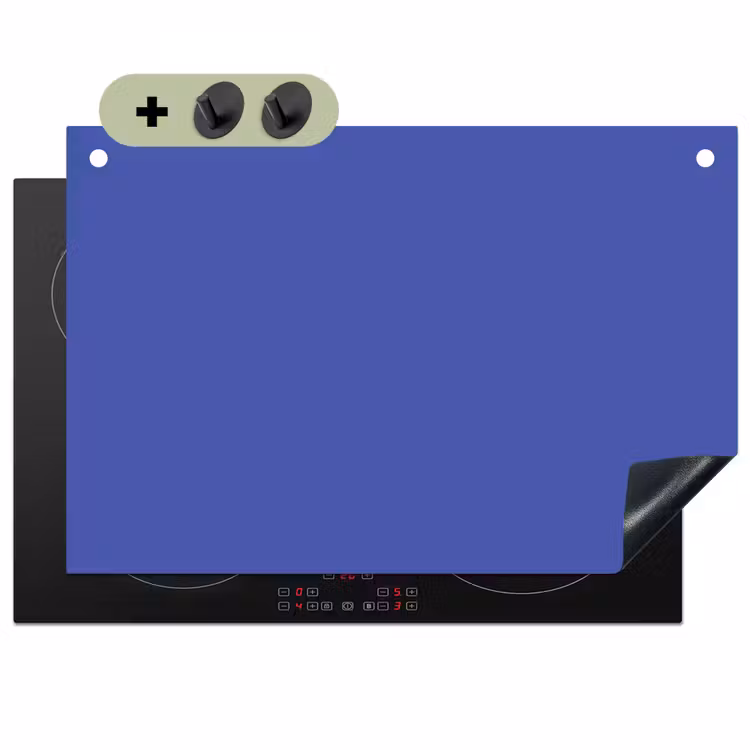 Chinese - Blue - Blauw Inductie beschemer met haakjes klein 777 -3d