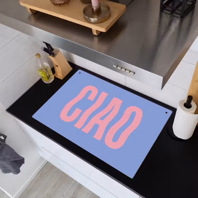 Ciao - Roze - Blauw - Golvend Inductie beschemer met haakjes klein -ky-gebruik-nl