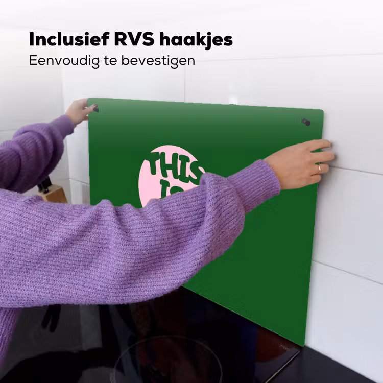 Cirkel - Roze - Tekst - Art Inductie beschemer met haakjes klein -ky-ophangen-nl