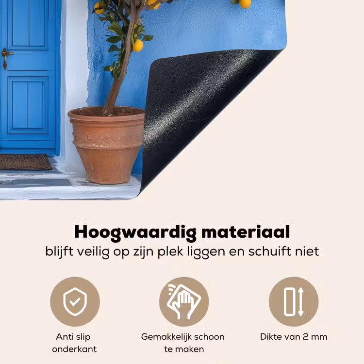 Citroenbomen - Geel - Deur - Potten Inductie beschemer met haakjes klein -ky-onderkant-nl