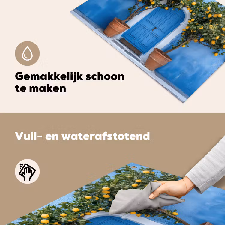 Citroenbomen - Geel - Deur - Potten Inductie beschemer met haakjes klein -ky-schoon-nl