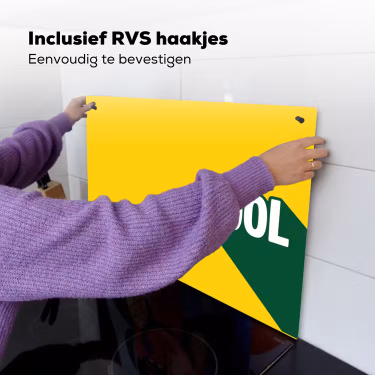 Cool - Geel - Groen Inductie beschemer met haakjes klein -ky-ophangen-nl