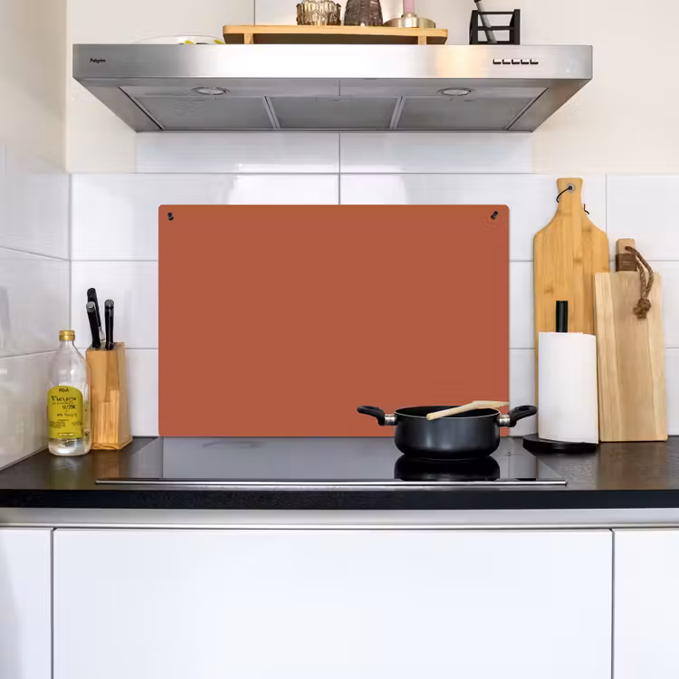 Copperhead - Oranje - Bruin Inductie beschemer met haakjes klein 777 -sfeer2