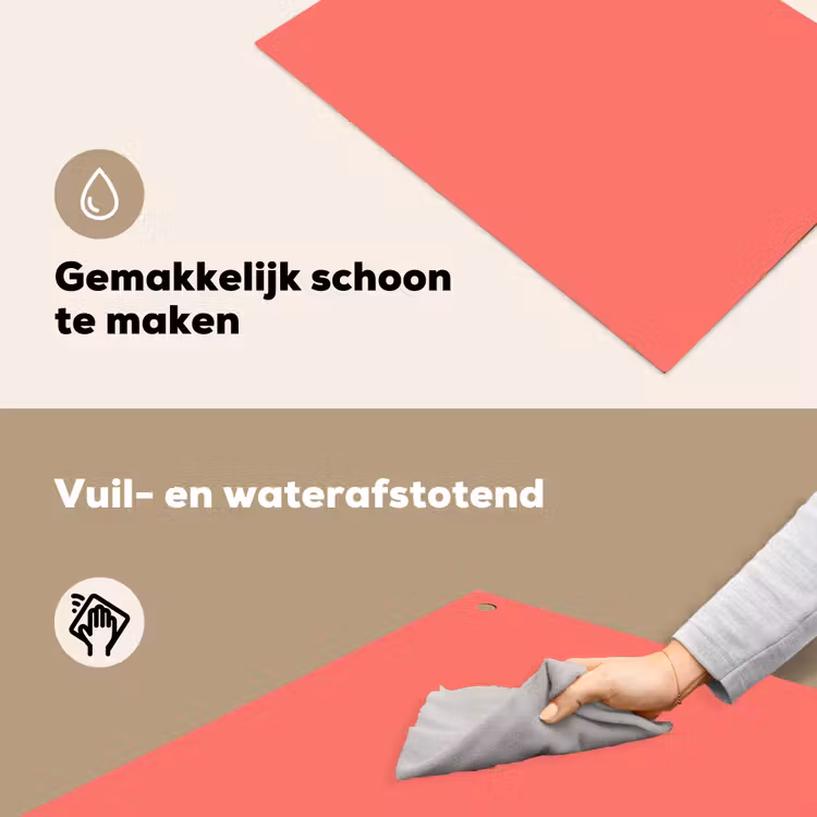 Coral - Punch - Koraal Inductie beschemer met haakjes klein 777 -ky-schoon-nl