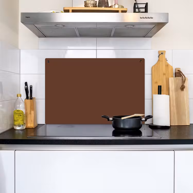 Deep - Clay - Brown - Bruin Inductie beschemer met haakjes klein 777 -sfeer2