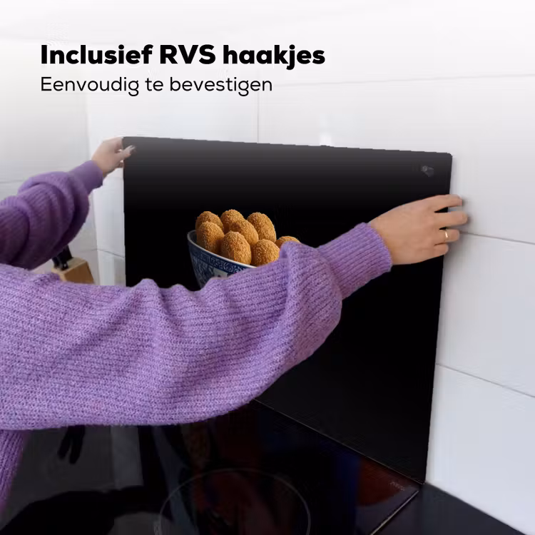 Delfts blauw - Bitterballen - Holland - Schaal Inductie beschemer met haakjes klein -ky-ophangen-nl
