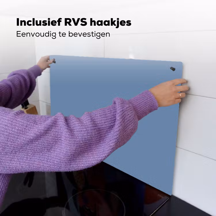 Denim - Breeze - Blauw Inductie beschemer met haakjes klein 777 -ky-ophangen-nl