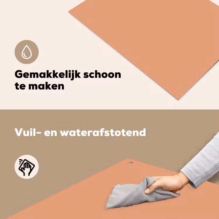 Desert - Coral - Koraal Inductie beschemer met haakjes klein 777 -ky-schoon-nl