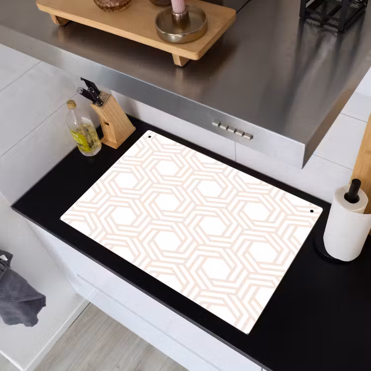 Design - Geometrie - Patroon Inductie beschemer met haakjes klein 777 -sfeer1