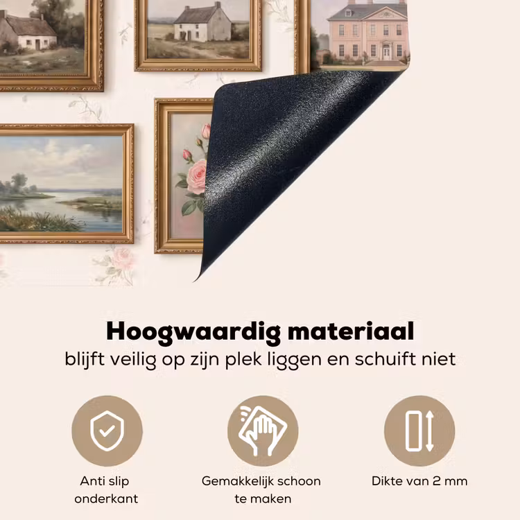 Dier - Kat - Portret - Klassiek Inductie beschemer met haakjes klein -ky-onderkant-nl