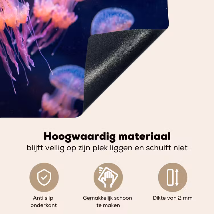 Dier - Onderwater - Natuur - Roze - Mysterieus Inductie beschemer met haakjes klein -ky-onderkant-nl