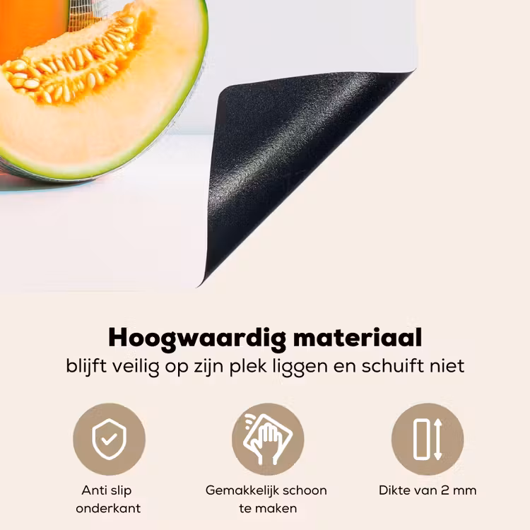 Disco - Discobal - Meloen - Pastel Inductie beschemer met haakjes klein -ky-onderkant-nl