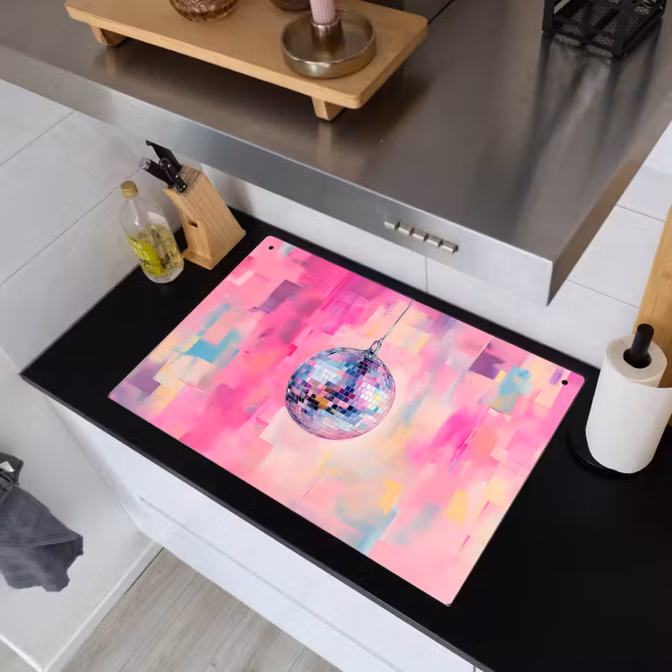 Discobal - Pink - Verf Inductie beschemer met haakjes klein -sfeer1