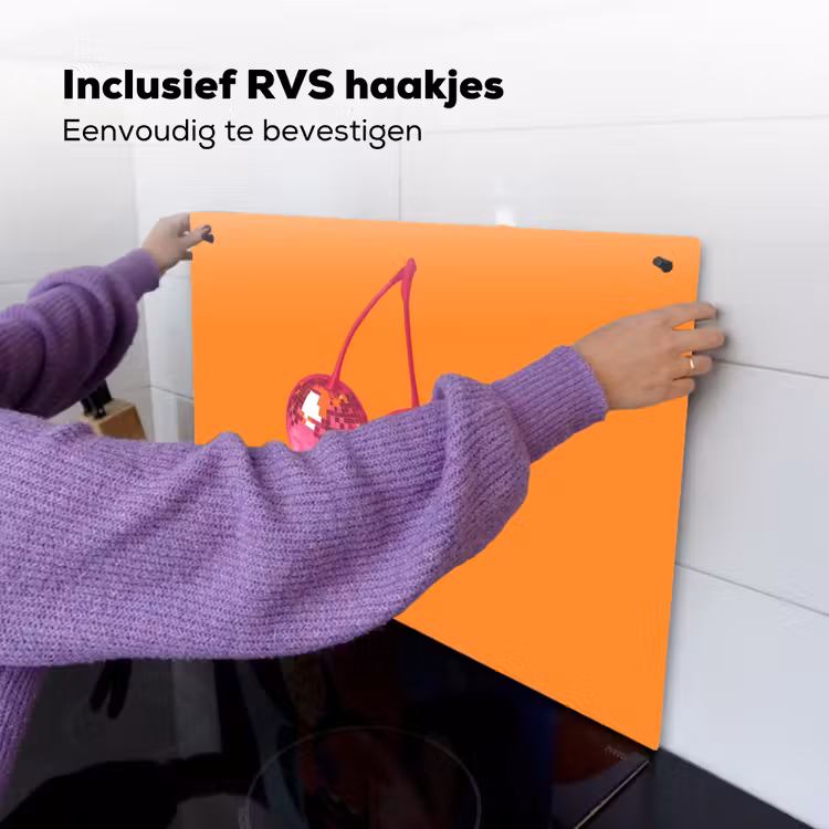 Discoballen - Kers - Spiegels - Roze Inductie beschemer met haakjes klein -ky-ophangen-nl